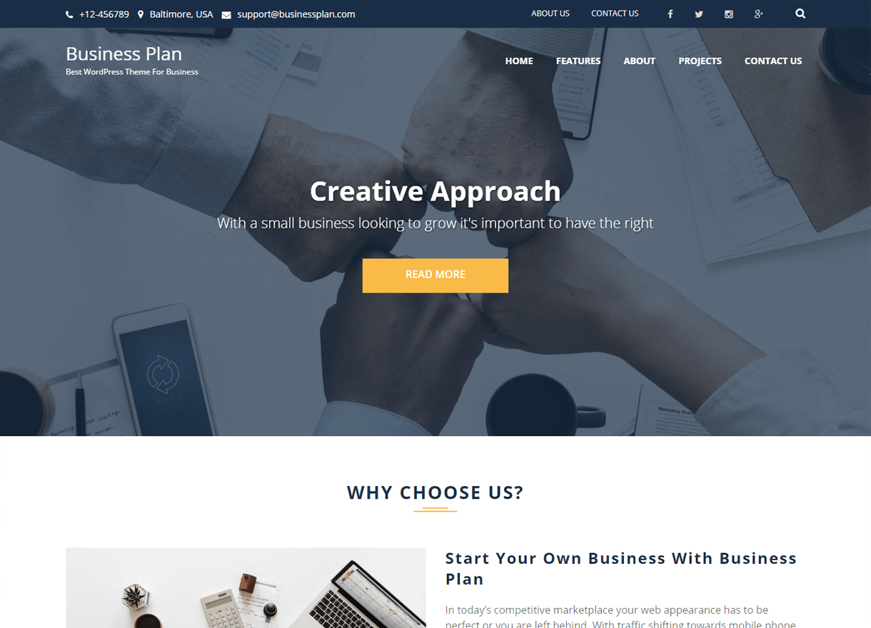 21+ Best Free WordPress Themes April 2018 business plan best free wordpress themes april - 21+ Best Free WordPress Themes April 2018