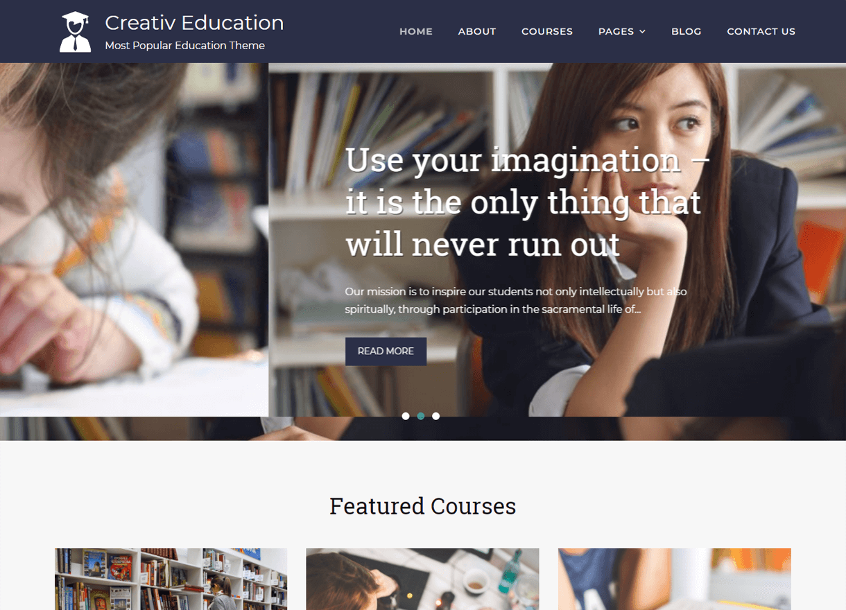21+ Best Free WordPress Themes April 2018 creativ education best free wordpress themes april - 21+ Best Free WordPress Themes April 2018