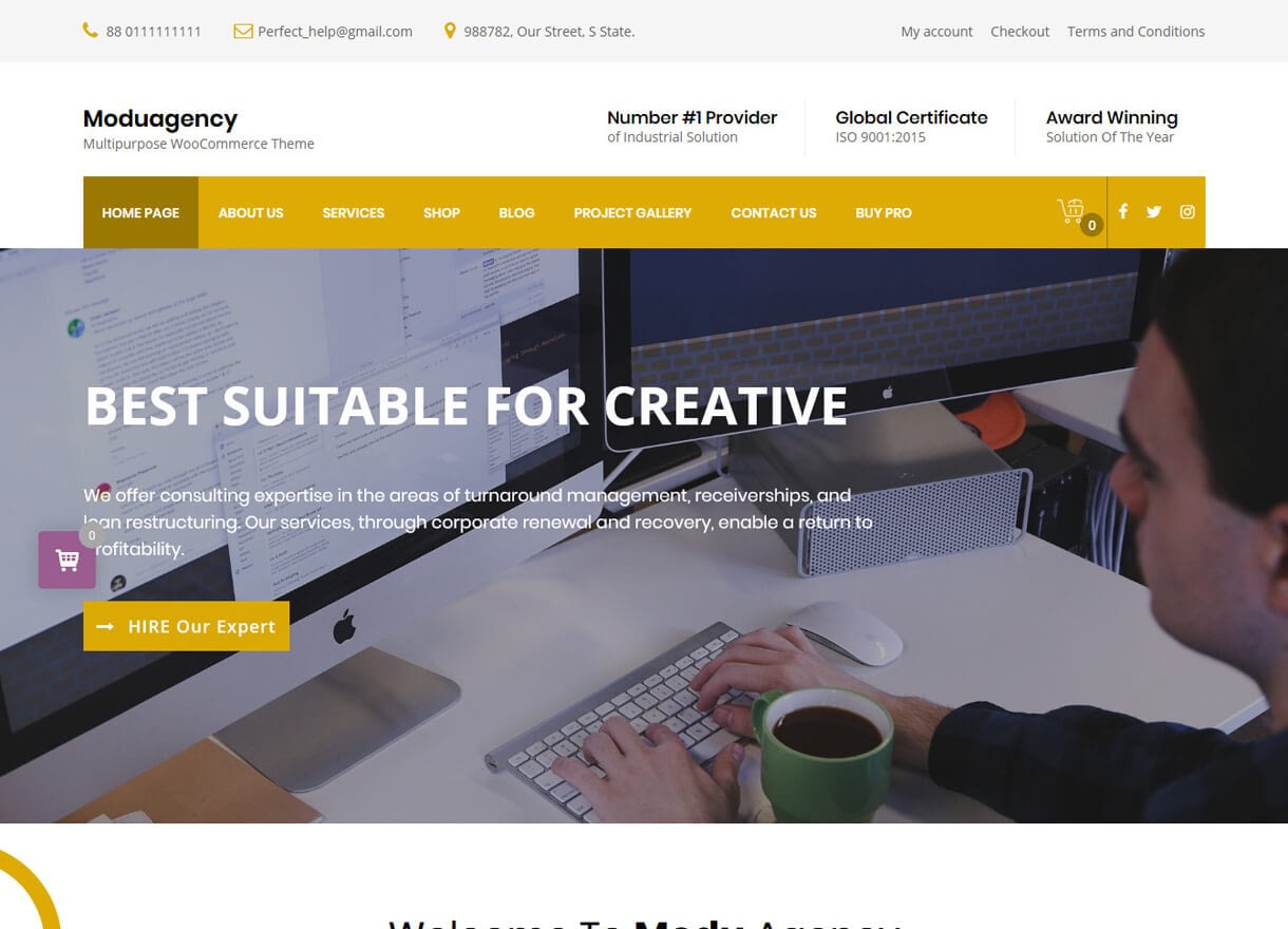 21+ Best Free WordPress Themes April 2018 moduagency best free wordpress themes april - 21+ Best Free WordPress Themes April 2018
