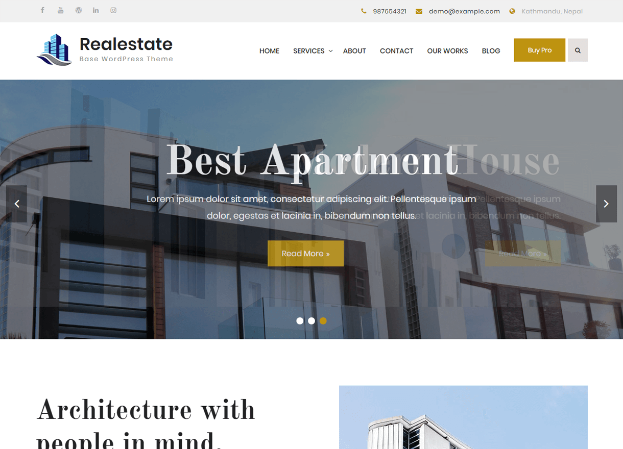 21+ Best Free WordPress Themes April 2018 realestate base best free wordpress themes april - 21+ Best Free WordPress Themes April 2018