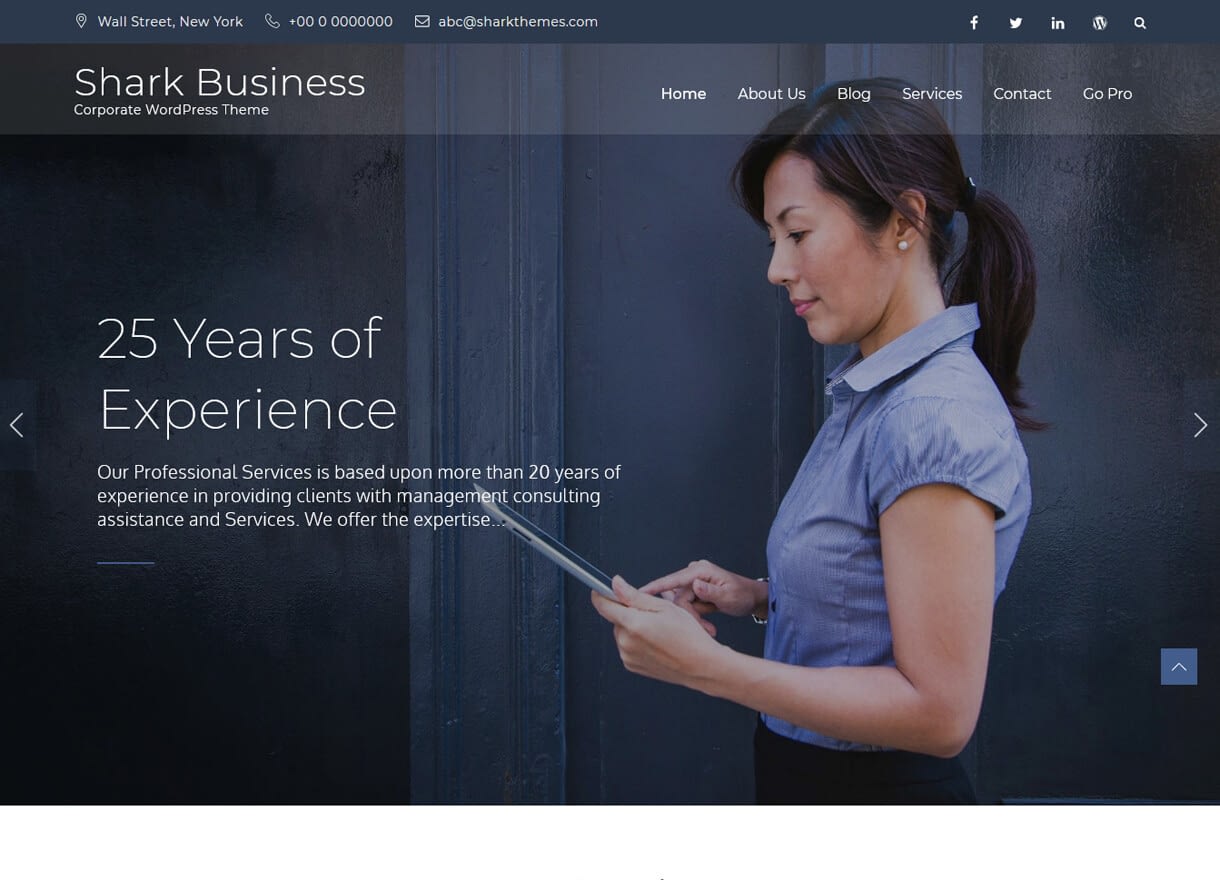21+ Best Free WordPress Themes April 2018 shark business best free wordpress themes april - 21+ Best Free WordPress Themes April 2018