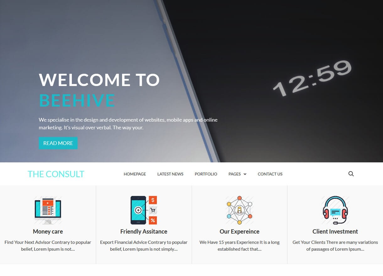 21+ Best Free WordPress Themes April 2018 theconsult best free wordpress themes april - 21+ Best Free WordPress Themes April 2018