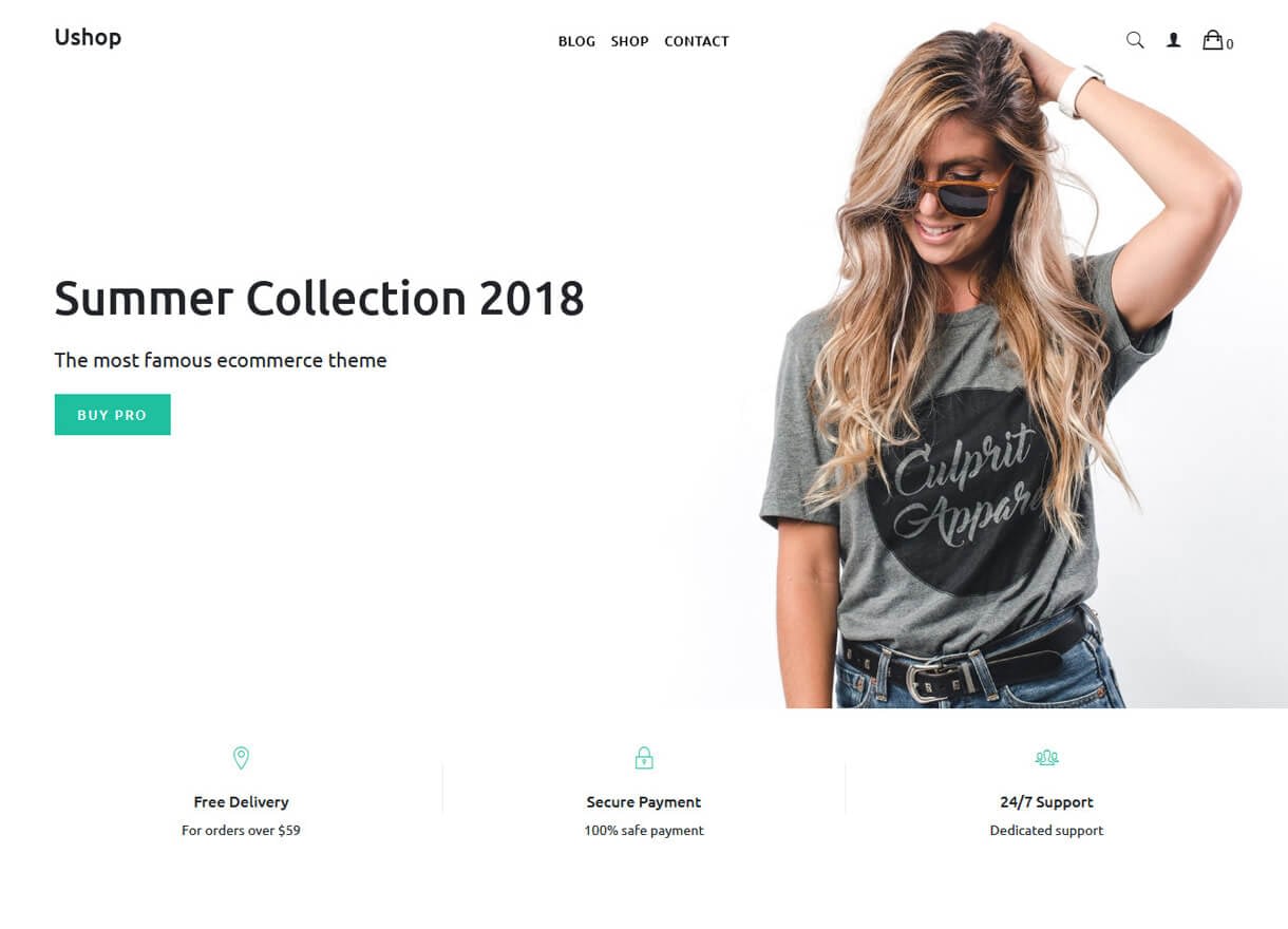21+ Best Free WordPress Themes April 2018 ushop best free wordpress themes april - 21+ Best Free WordPress Themes April 2018