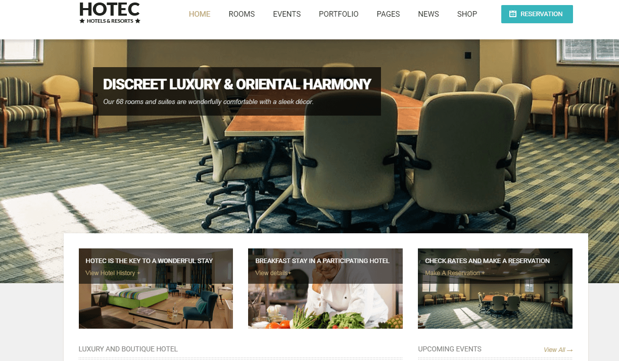 10+ Best Hotel / Resort Premium WordPress Themes and Templates Hotec - 10+ Best Hotel / Resort Premium WordPress Themes and Templates