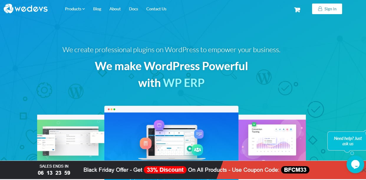 Best Black Friday & Cyber Monday Deals and Discounts on WordPress Themes, Plugins and Hostings 2018 (Upto 50% Off) wedevs blackfriday cybermonday deals - Best Black Friday & Cyber Monday Deals and Discounts on WordPress Themes, Plugins and Hostings 2018 (Upto 50% Off)