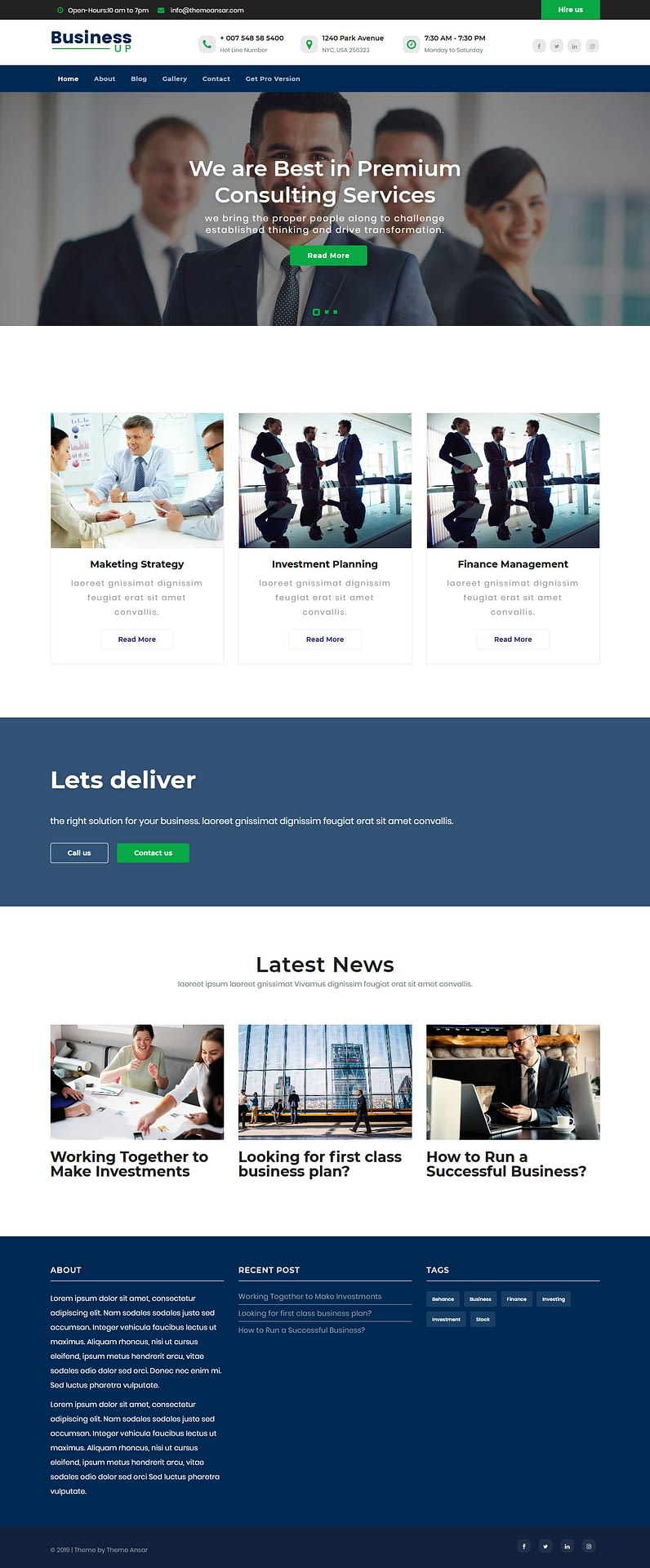 10+ Best Free Accounting WordPress Themes businessup best free accounting wordpress theme - 10+ Best Free Accounting WordPress Themes