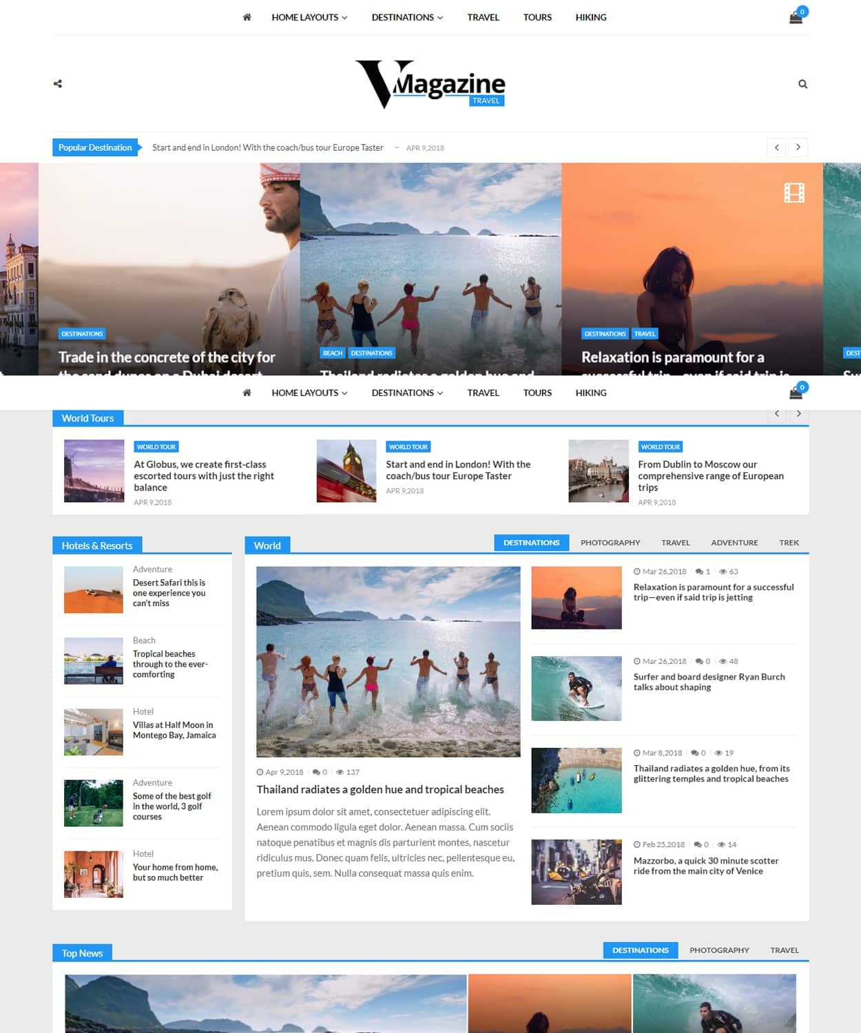 VMagazine Review - A hassle free, simple, clean and beautiful WordPress theme to start your news and magazine website vmagazine travel - VMagazine Review - A hassle free, simple, clean and beautiful WordPress theme to start your news and magazine website