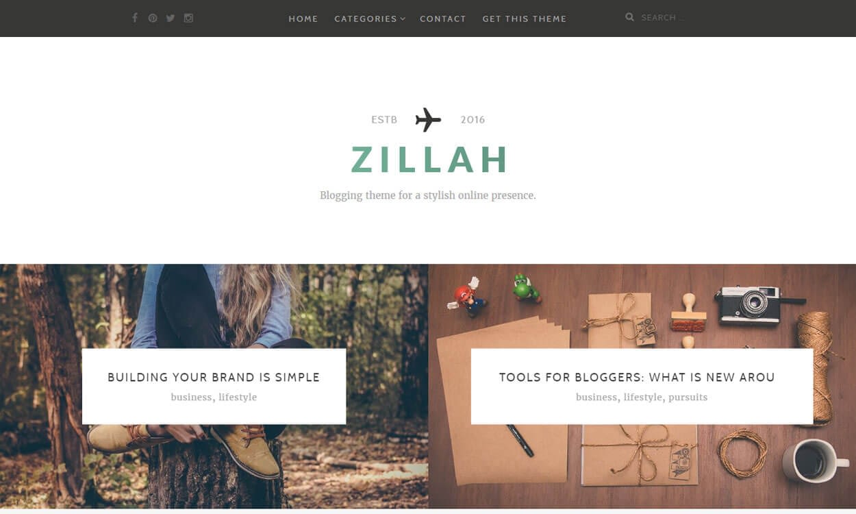 11+ Best Free Responsive WordPress Themes November 2016 Zillah - 11+ Best Free Responsive WordPress Themes November 2016