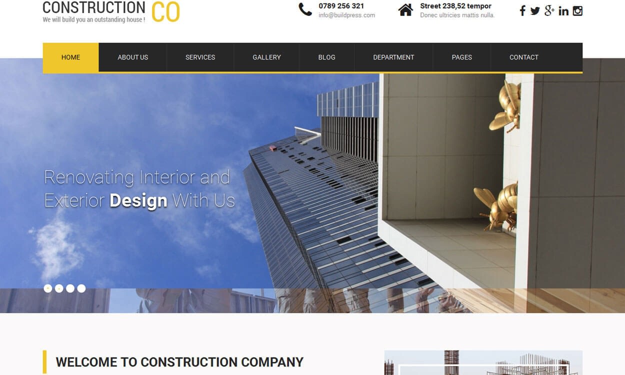 20+ Best Free WordPress Construction Company Themes for 2019 SKT Construction Lite - 20+ Best Free WordPress Construction Company Themes for 2019
