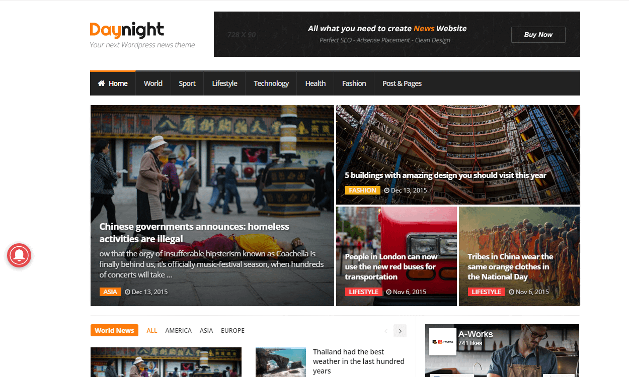21+ Best Premium WordPress News/Magazine/Editorial Themes 2019 daynight - 21+ Best Premium WordPress News/Magazine/Editorial Themes 2019