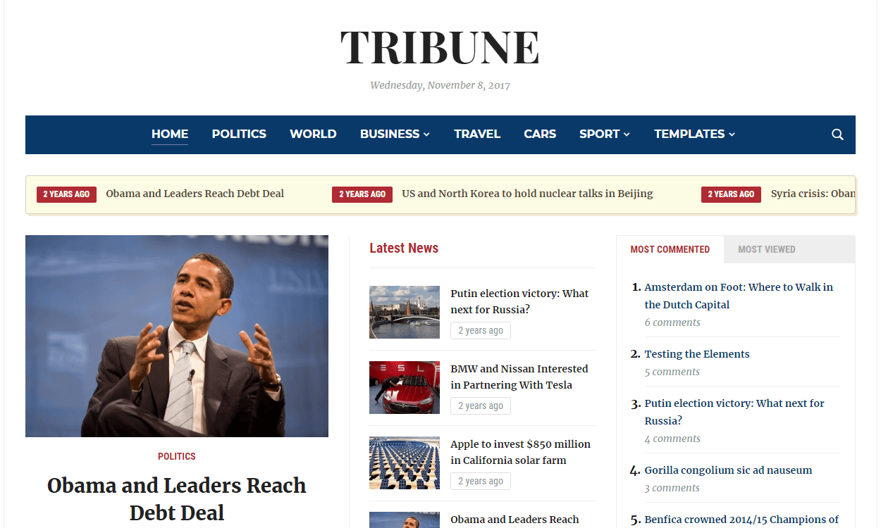 21+ Best Premium WordPress News/Magazine/Editorial Themes 2019 tribune - 21+ Best Premium WordPress News/Magazine/Editorial Themes 2019