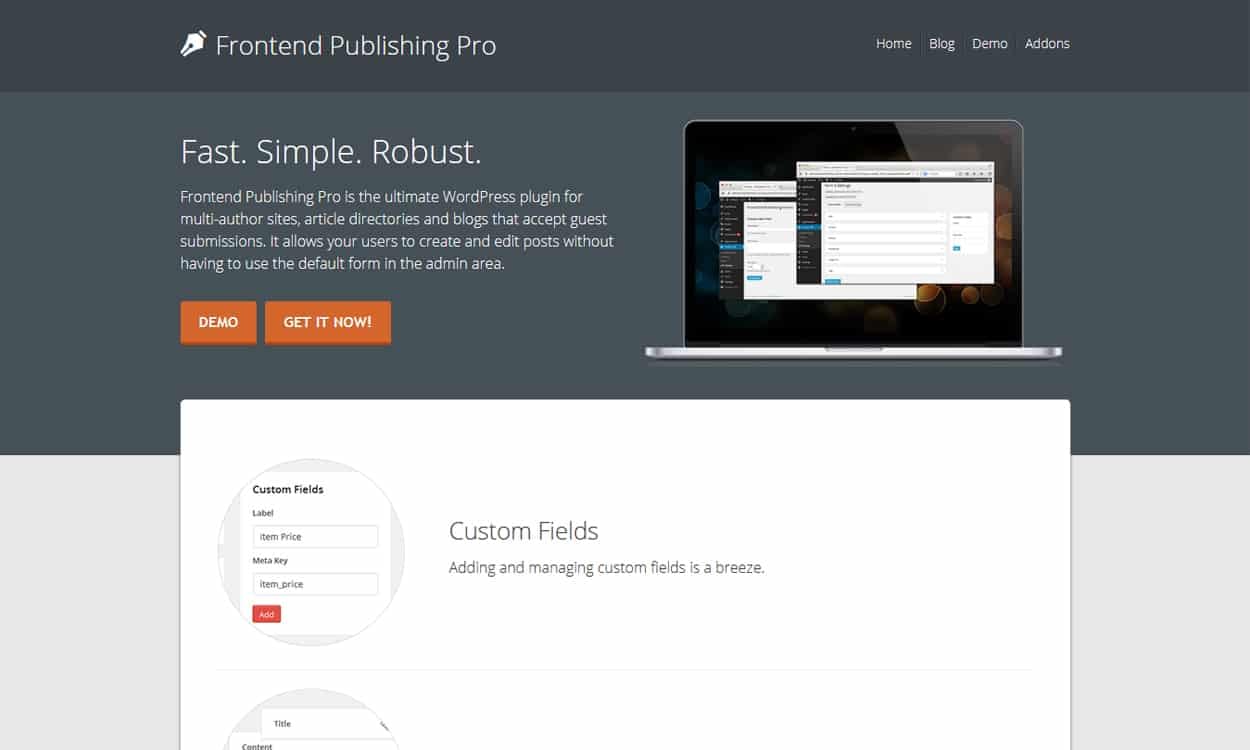 5+ Best WordPress Frontend Posting Plugins frontend publishing pro best premium wordpress frontend posting plugins - 5+ Best WordPress Frontend Posting Plugins