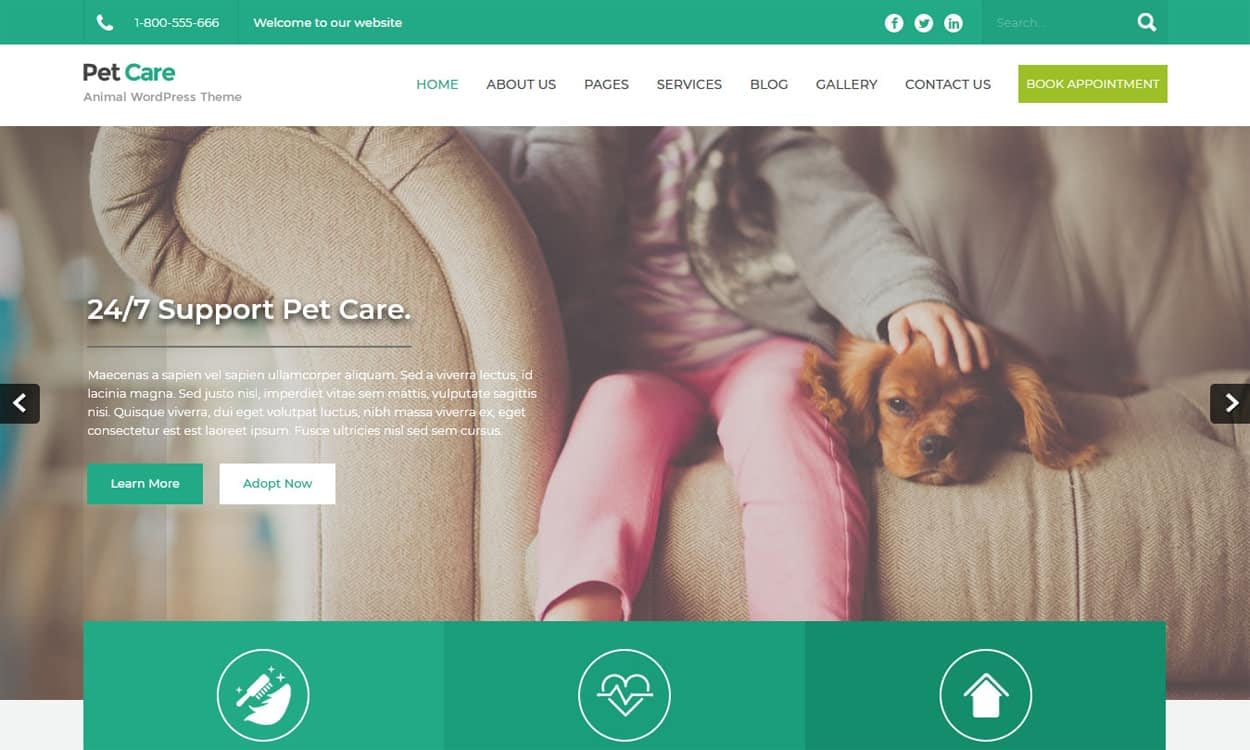 21+ Best Free WordPress Themes June 2018 petcare - 21+ Best Free WordPress Themes June 2018