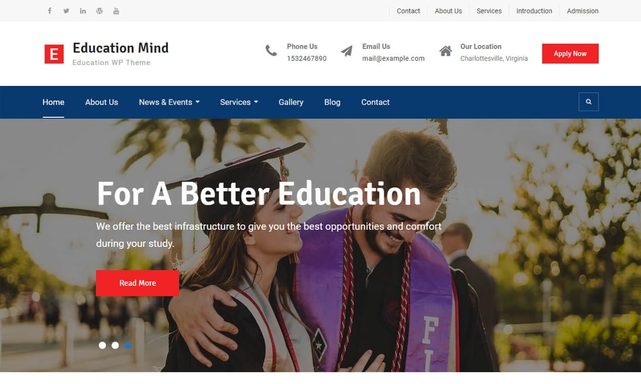 10+ Best Education - School, College WordPress Themes and Templates (Free) education mind best education school college wordpress themes templates free - 10+ Best Education - School, College WordPress Themes and Templates (Free)