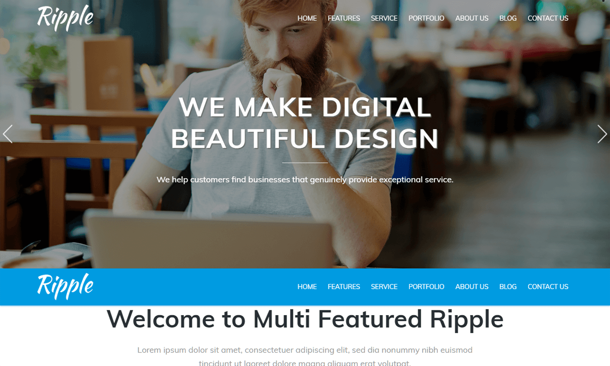 10+ Best Agency WordPress Themes and Templates (Free) ripple best agency wordpress themes templates free - 10+ Best Agency WordPress Themes and Templates (Free)