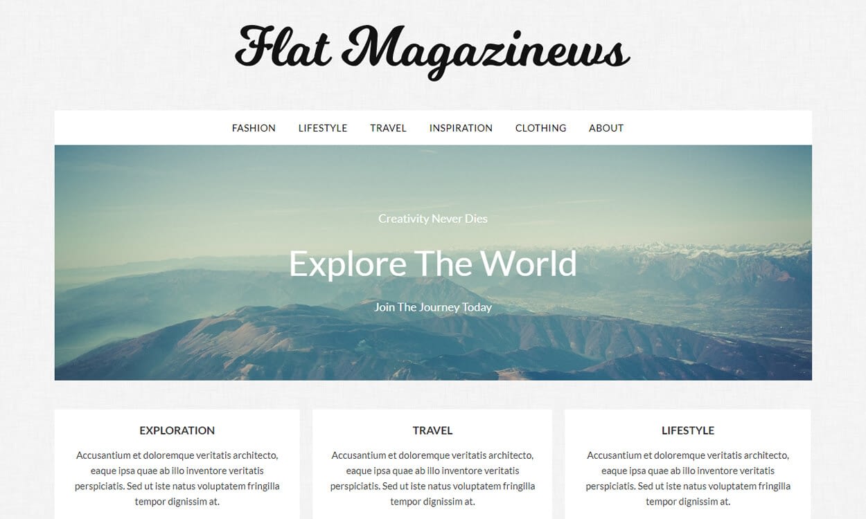 25+ Best Free WordPress Themes August 2018 flat magazinews - 25+ Best Free WordPress Themes August 2018