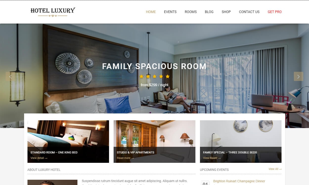 17+ Best Free Hotel / Resort WordPress Themes (latest) hotel luxury - 17+ Best Free Hotel / Resort WordPress Themes (latest)