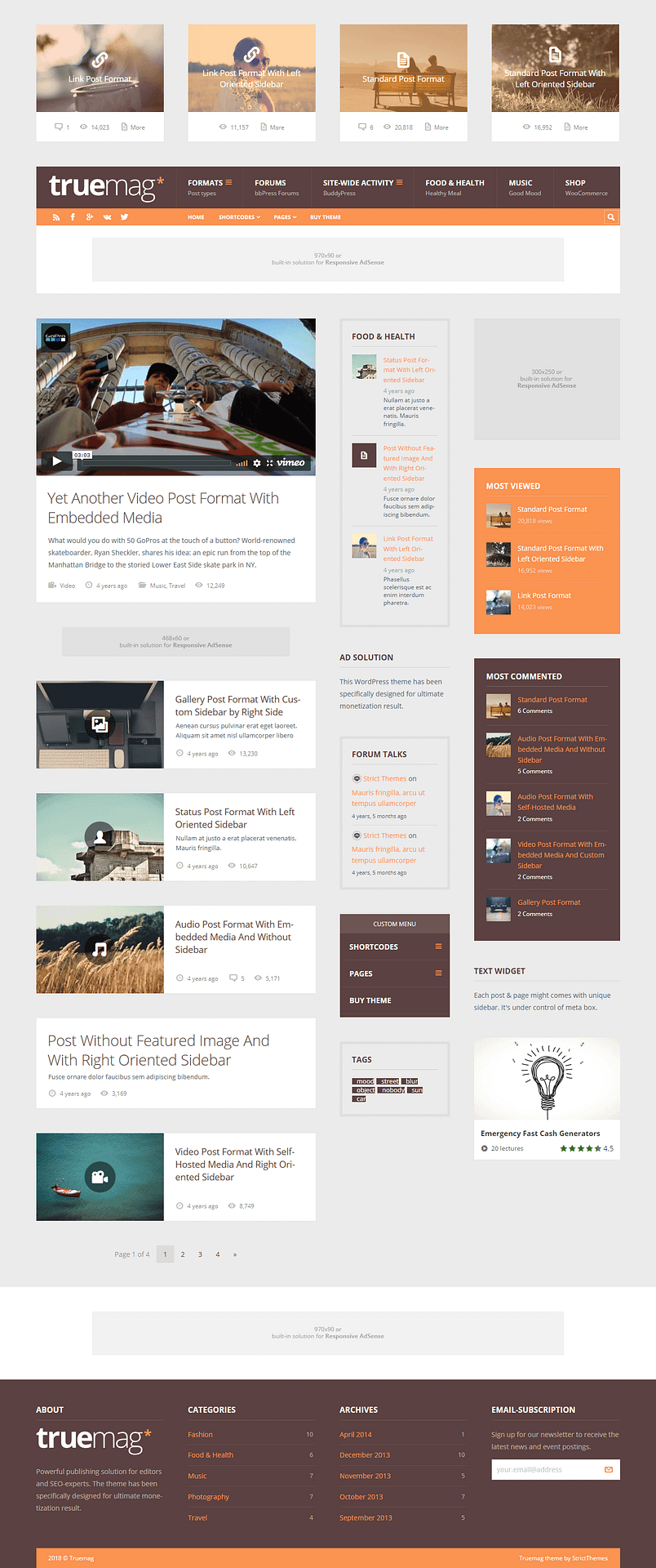 10+ Best Premium Adsense Optimized WordPress Themes (Perfect for Google Adsense) truemag best premium adsense optimized wordpress theme - 10+ Best Premium Adsense Optimized WordPress Themes (Perfect for Google Adsense)