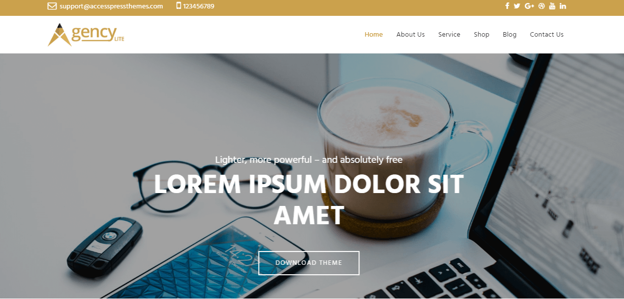 50+ Best Free Responsive WordPress Themes 2019 agency lite wordpress theme - 50+ Best Free Responsive WordPress Themes 2019