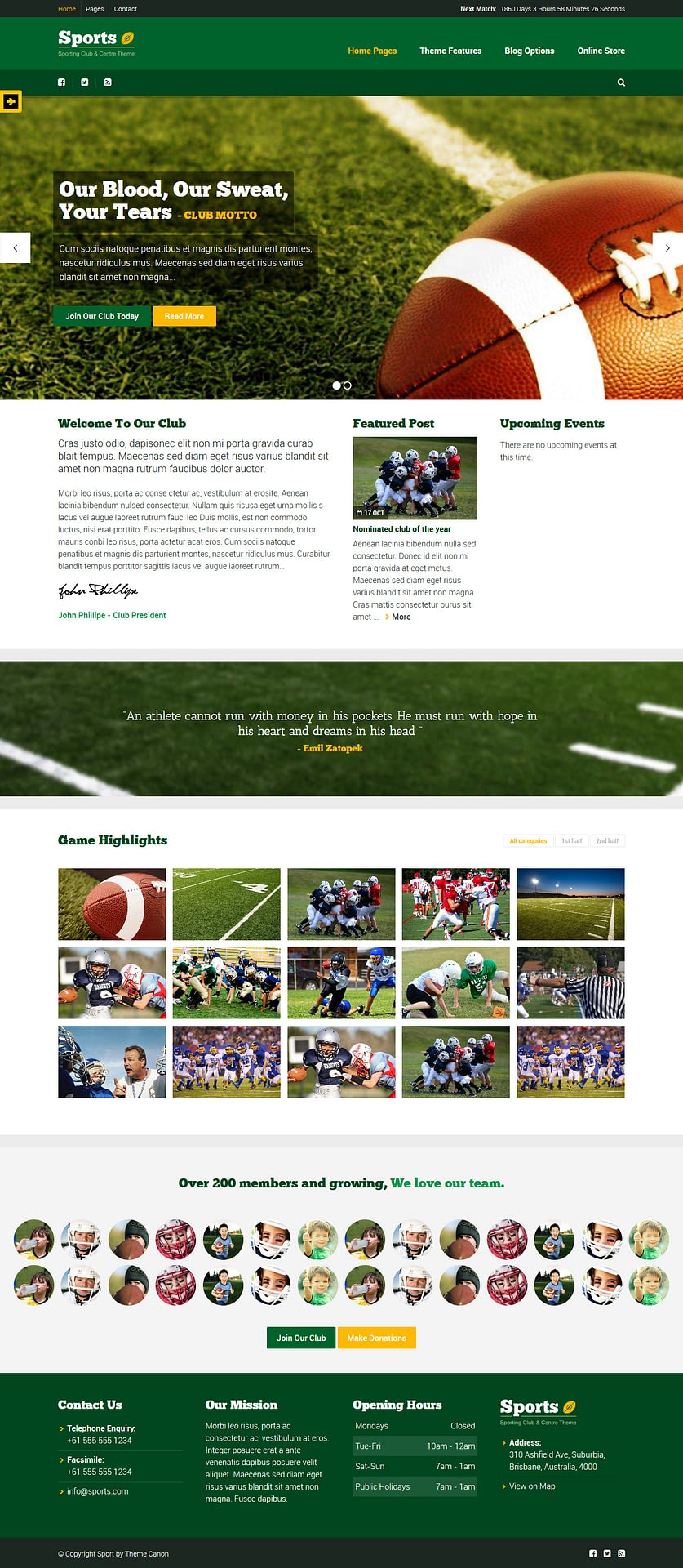 10+ Best Premium Sports WordPress Themes sport best premium sports wordpress theme - 10+ Best Premium Sports WordPress Themes