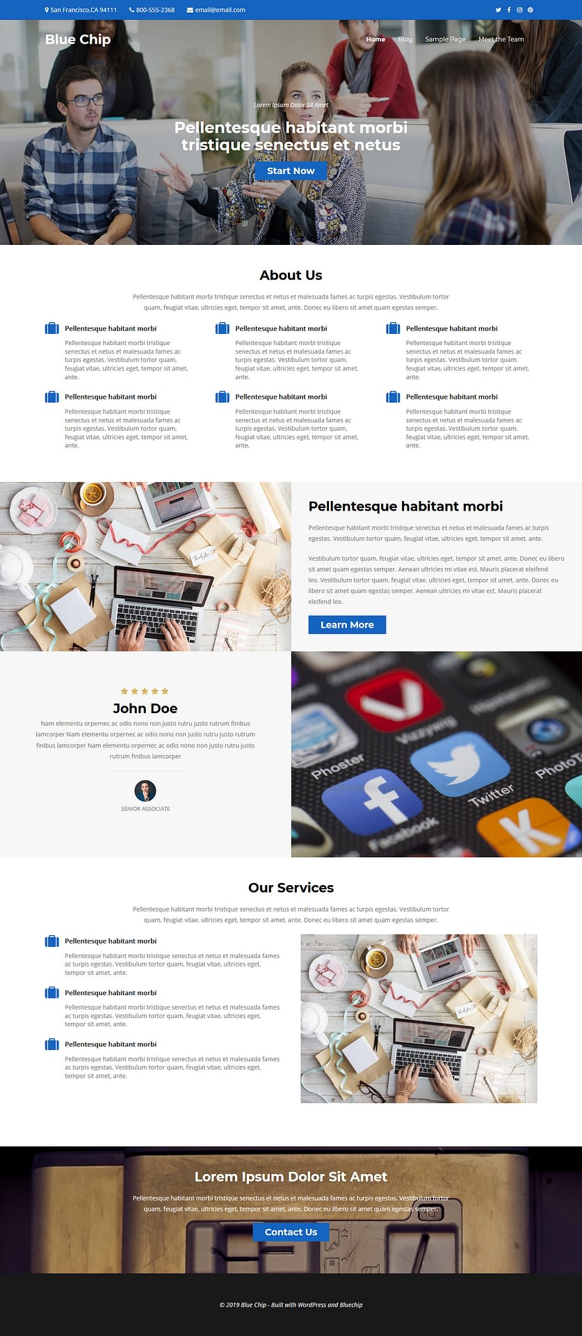 10+ Best Free Accounting WordPress Themes bluechip best free accounting wordpress theme - 10+ Best Free Accounting WordPress Themes