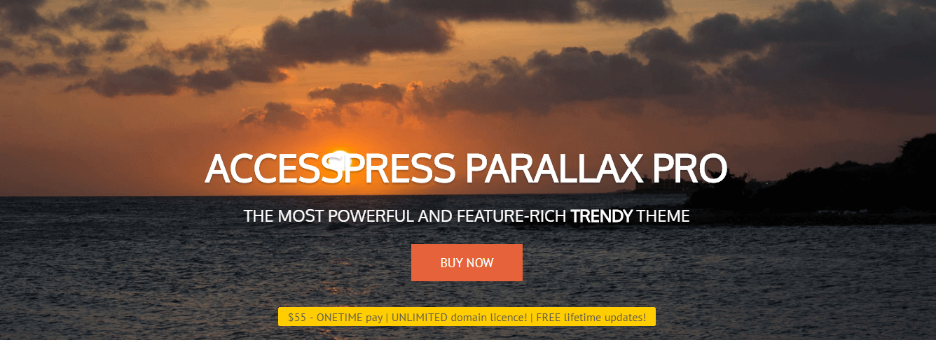 15+ Best Premium WordPress One Page Themes 2019 accesspress parallax pro best premium one page theme - 15+ Best Premium WordPress One Page Themes 2019