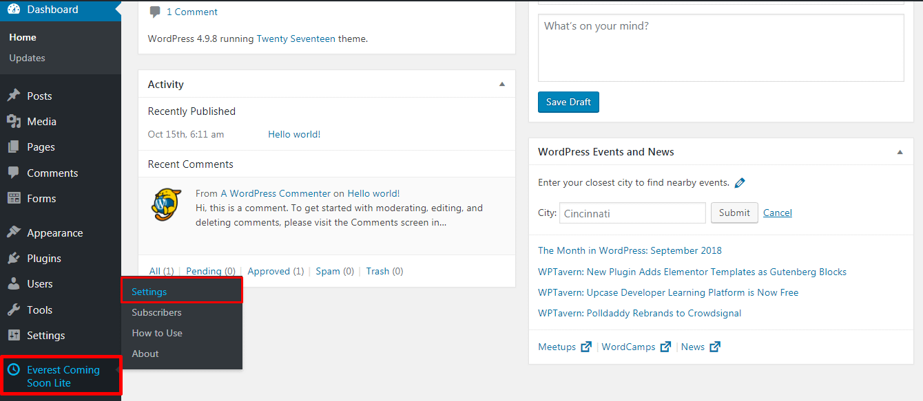 How to create a beautiful coming soon page in WordPress? Create Beautiful Coming Soon Page using Everest Coming Soon Lite 8 - How to create a beautiful coming soon page in WordPress?