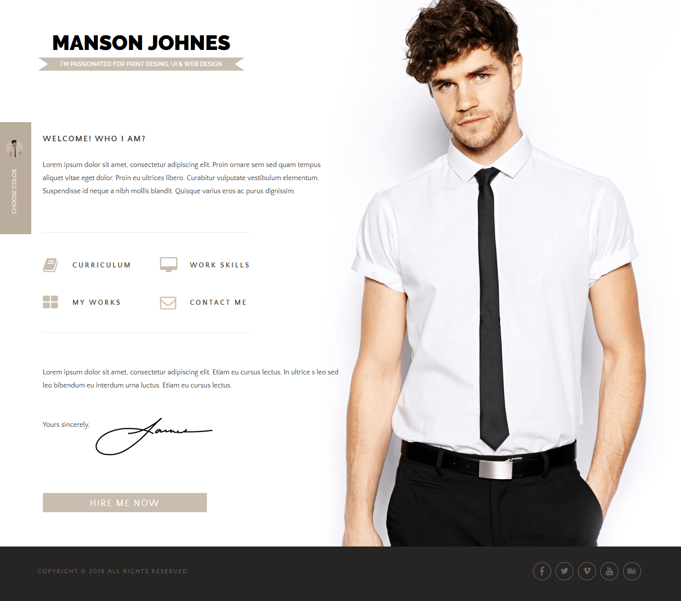 10+ Best Premium Resume WordPress Themes hireme best premium resume wordpress theme - 10+ Best Premium Resume WordPress Themes