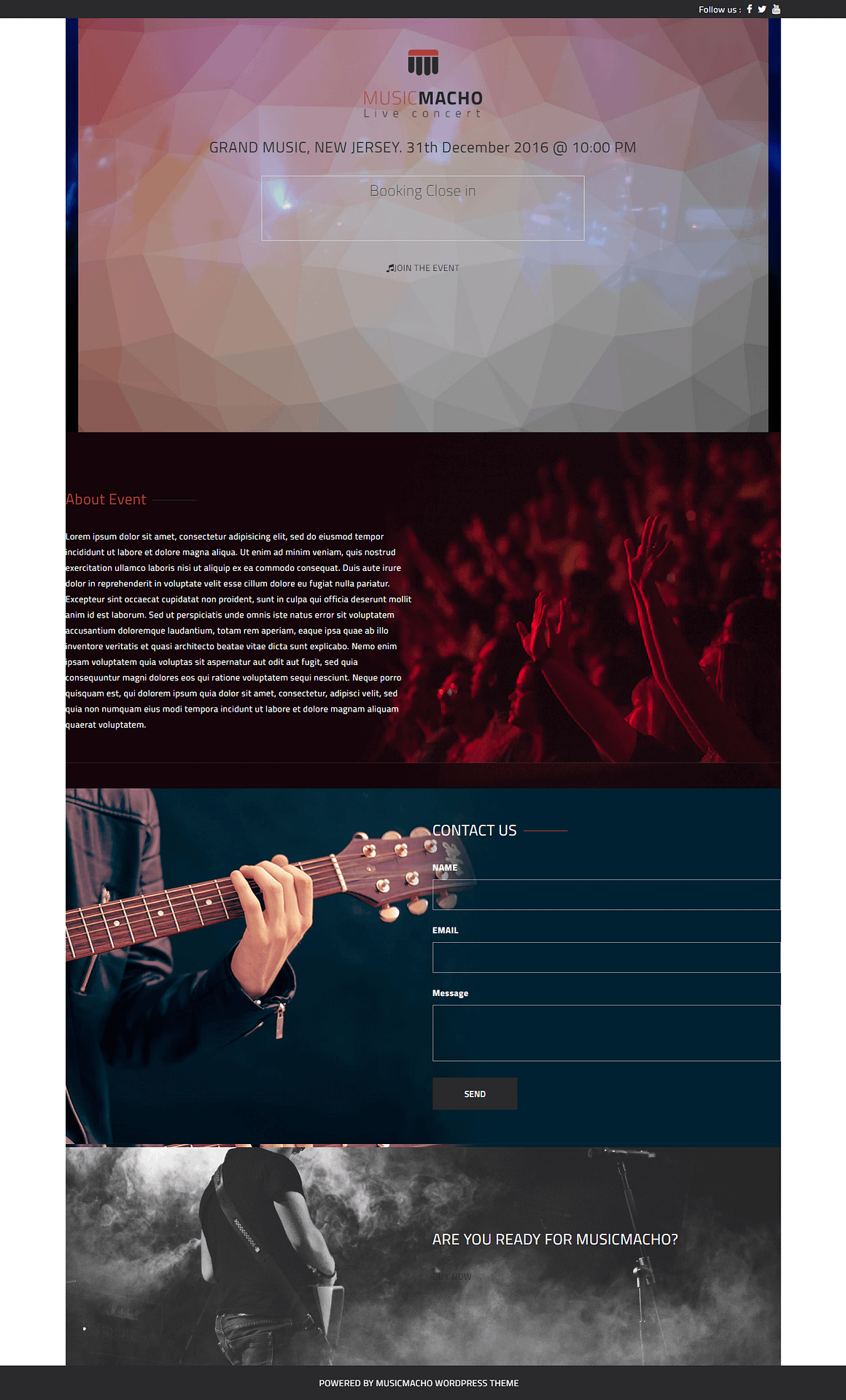 10+ Best Free Video and Music WordPress Themes musicmacho best free video and music wordpress theme - 10+ Best Free Video and Music WordPress Themes