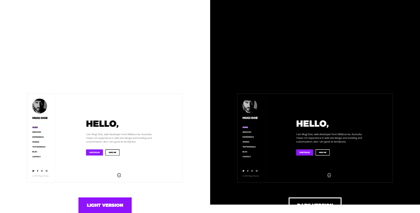 10+ Best Premium Resume WordPress Themes mugi best premium resume wordpress theme - 10+ Best Premium Resume WordPress Themes