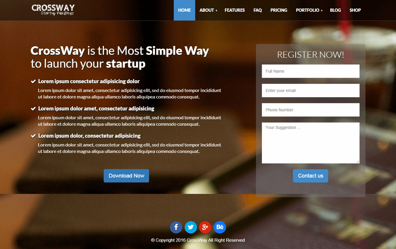 10+ Best Premium Landing Page WordPress Themes crossway premium wordpress landing page themes - 10+ Best Premium Landing Page WordPress Themes