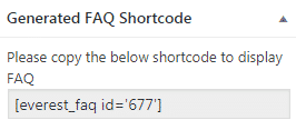 How to Add FAQ section on WordPress website? (Step by Step Guide) generated faq shortcode - How to Add FAQ section on WordPress website? (Step by Step Guide)