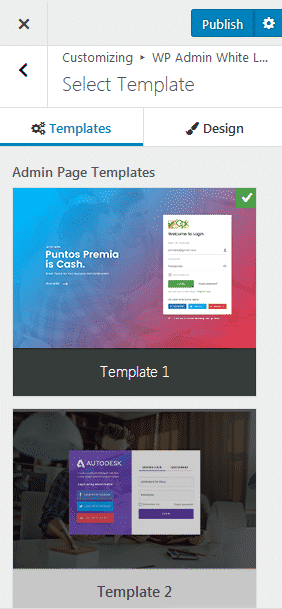 How to Add a Custom Login Page on WordPress Website? (Step by Step Guide) select templates - How to Add a Custom Login Page on WordPress Website? (Step by Step Guide)