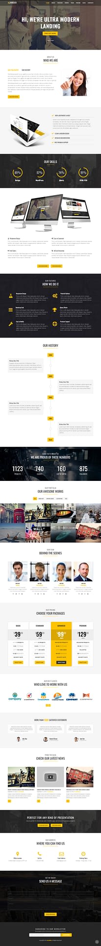 10+ Best Premium Landing Page WordPress Themes xlander premium wordpress landing page theme - 10+ Best Premium Landing Page WordPress Themes