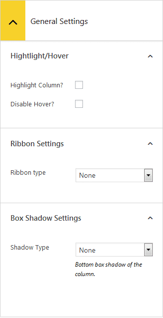 How to Add Pricing Tables on WordPress Website? (Step by Step Guide) ap pricing tables lite column general settings - How to Add Pricing Tables on WordPress Website? (Step by Step Guide)