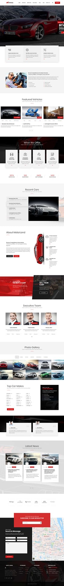 10+ Best Premium Automobile WordPress Themes carena best premium automobile wordpress theme - 10+ Best Premium Automobile WordPress Themes