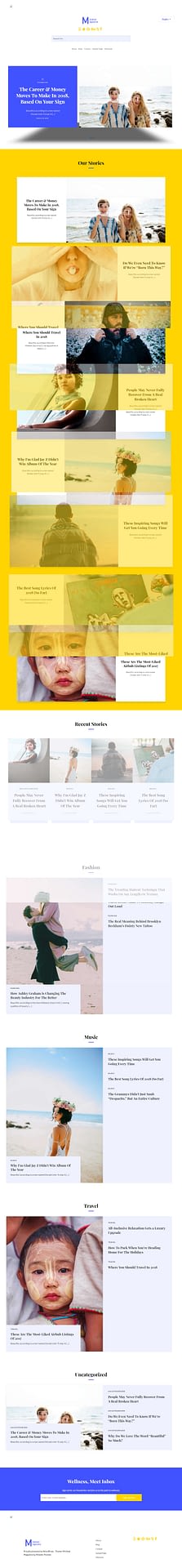 10+ Best Free Minimal WordPress Themes minimal maagazine best free minimal wordpress theme - 10+ Best Free Minimal WordPress Themes