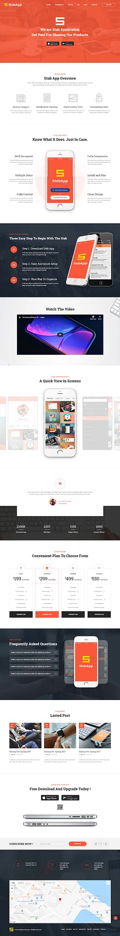 10+ Best Premium Mobile App WordPress Themes stabapp best premium mobile app wordpress themes - 10+ Best Premium Mobile App WordPress Themes