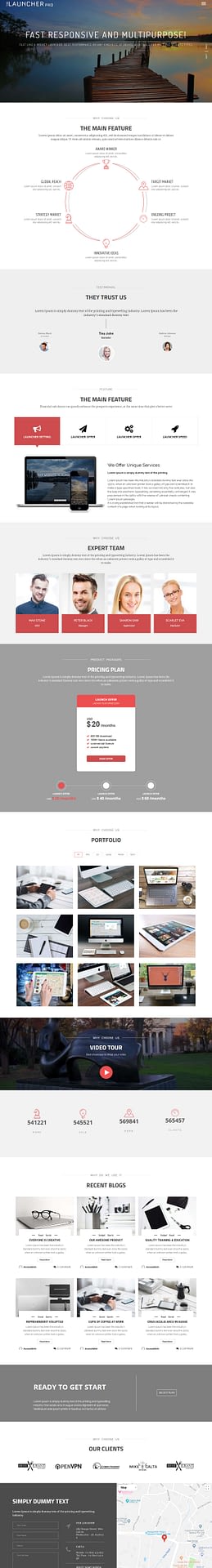 25+ Best Responsive WordPress Themes and Templates (Premium Collection) the launcher pro best premium responsive wordpress theme - 25+ Best Responsive WordPress Themes and Templates (Premium Collection)