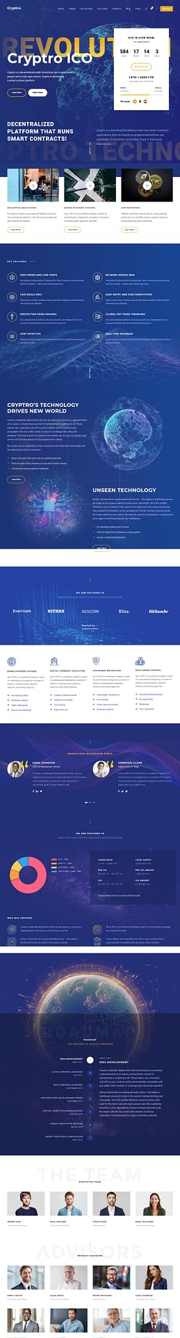 10+ Best Premium Cryptocurrency WordPress Themes cryptro best premium cryptocurrency wordpress theme - 10+ Best Premium Cryptocurrency WordPress Themes