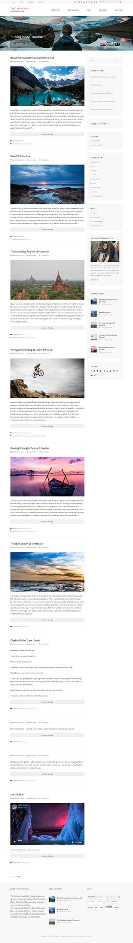 10+ Best Free Minimal WordPress Themes the minimal best free minimal wordpress theme - 10+ Best Free Minimal WordPress Themes