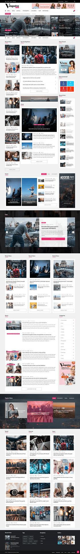 10+ Best Premium Review WordPress Themes vmagazine best premium review wordpress theme - 10+ Best Premium Review WordPress Themes