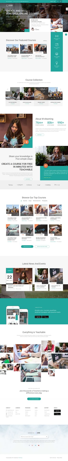 10+ Best Premium LMS WordPress Themes course builder best premium lms wordpress theme - 10+ Best Premium LMS WordPress Themes