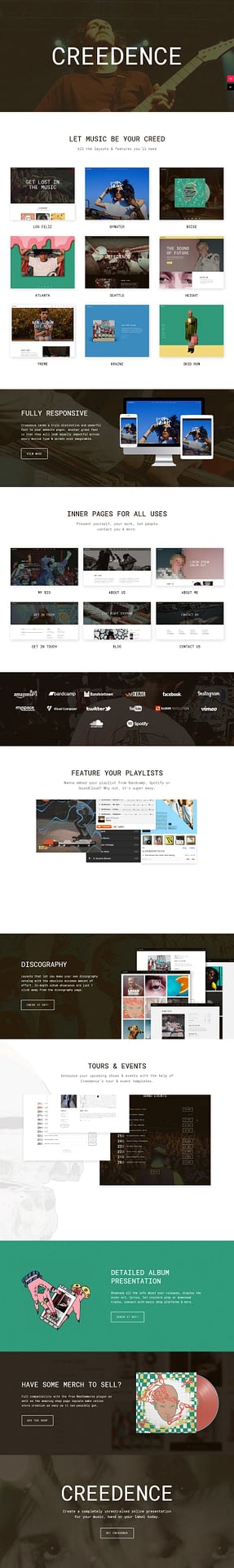 10+ Best Video and Music WordPress Themes (Premium Version) creedence best premium video music wordpress theme - 10+ Best Video and Music WordPress Themes (Premium Version)