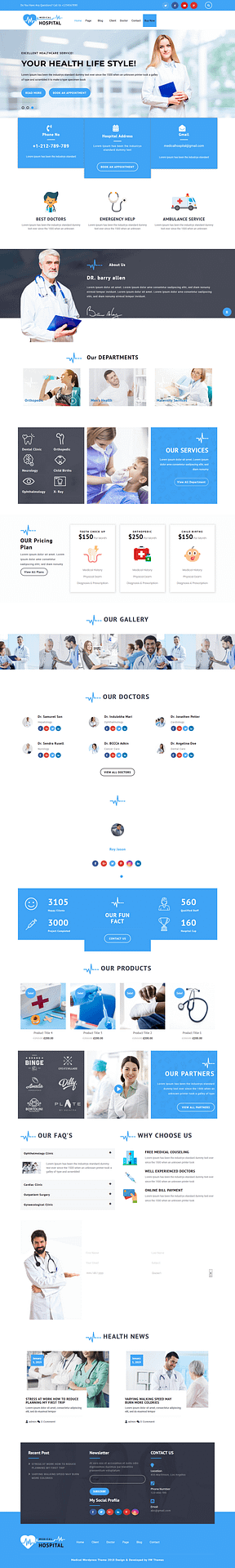 10+ Best Free Science WordPress Themes vw medical care best free science wordpress theme - 10+ Best Free Science WordPress Themes