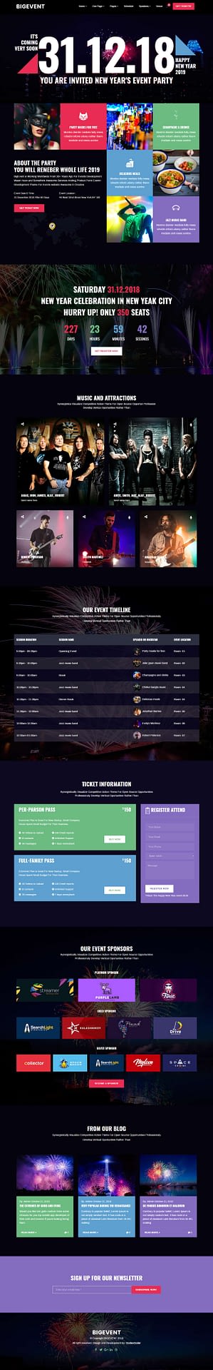 10+ Best Premium Event WordPress Themes and Templates bigevent best premium event wordpress theme - 10+ Best Premium Event WordPress Themes and Templates