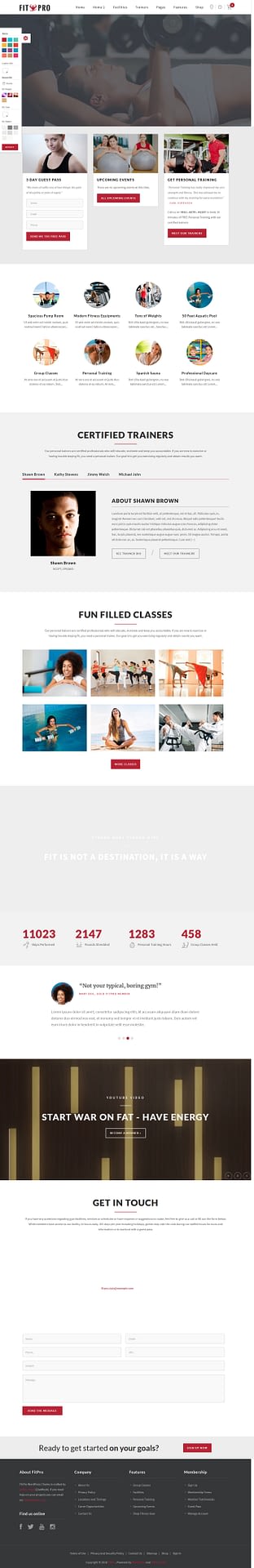 10+ Best Premium Sports WordPress Themes fitpro best premium sports wordpress theme - 10+ Best Premium Sports WordPress Themes