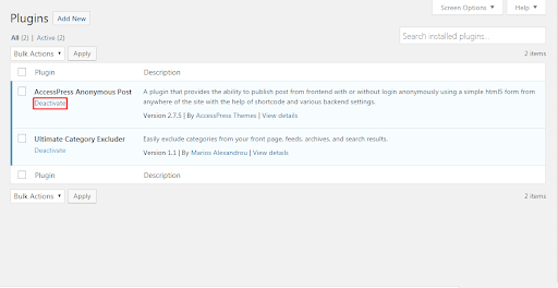 How to deactivate a WordPress plugin? Deactivating a WordPress Plugin 1 - How to deactivate a WordPress plugin?