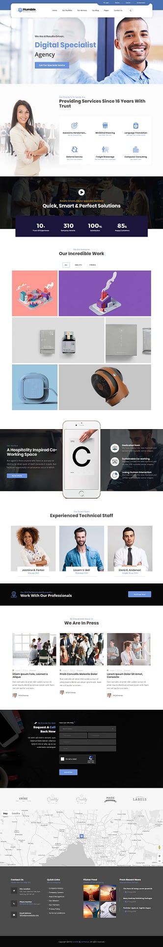 10+ Best Premium Drag and Drop WordPress Themes humble best premium drag drop wordpress theme - 10+ Best Premium Drag and Drop WordPress Themes