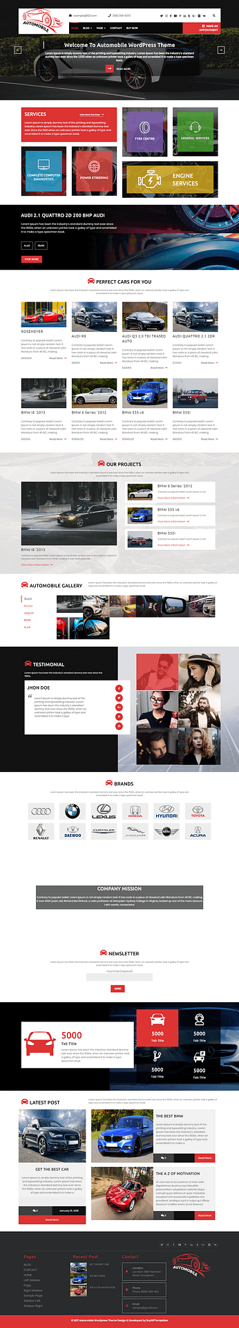 10+ Best Free Automobile WordPress Themes automobile car dealer best free automobile wordpress theme - 10+ Best Free Automobile WordPress Themes